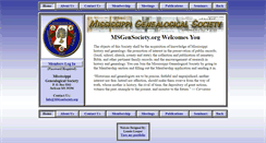Desktop Screenshot of msgensociety.org